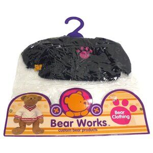 Vintage BEAR WORKS dark blue & pink sweater TOY GROUP 2003 NEW, PACKAGE DAMAGED